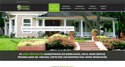 Desktop Screenshot of greenpropiedades.com